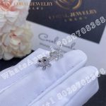 Graff Triple Butterfly Silhouette Diamond Earrings White Gold - Image 3