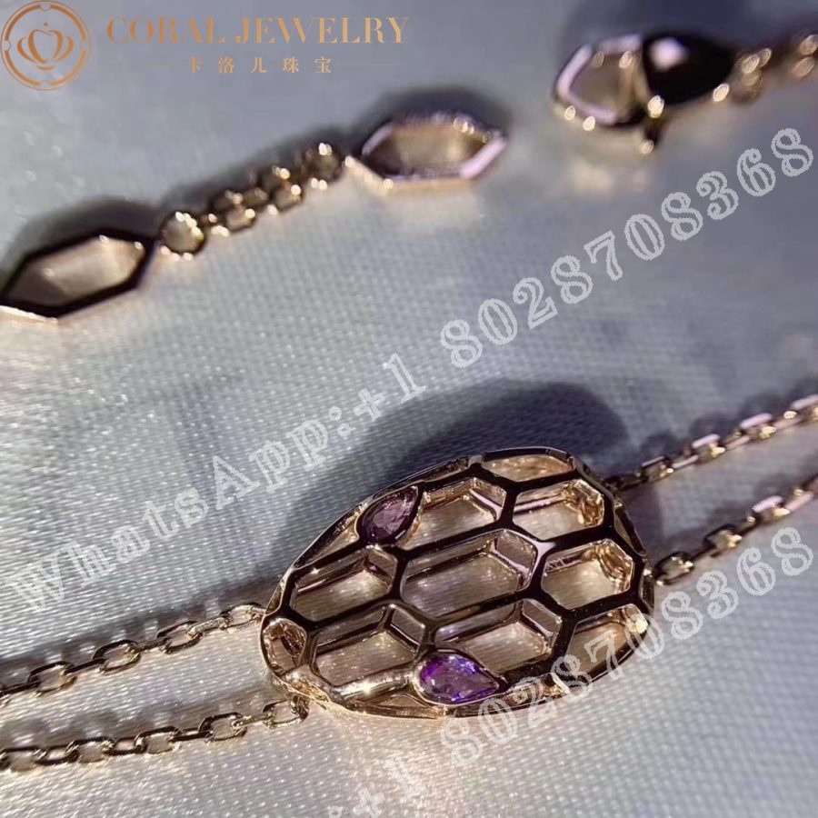 Bulgari Serpenti rose gold bracelet BR857739 - Image 3