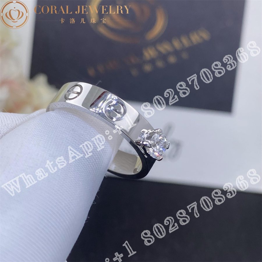 Cartier Love Solitaire White Gold, Diamond Ref. N4723700 - Image 3
