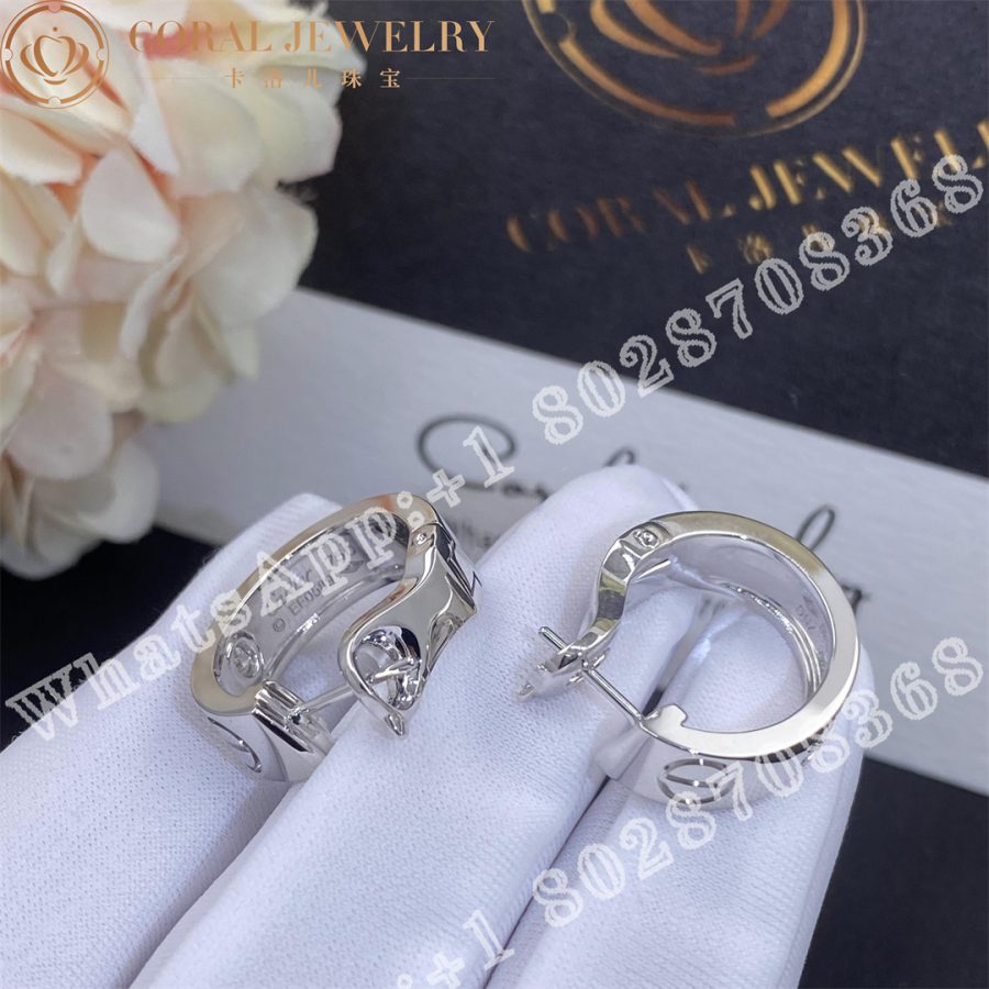 Cartier Love Earrings, 2 Diamonds White Gold Ref. B8022800 - Image 5