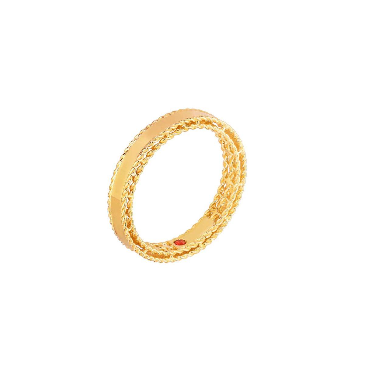 Roberto Coin Princess Yellow Gold Ring