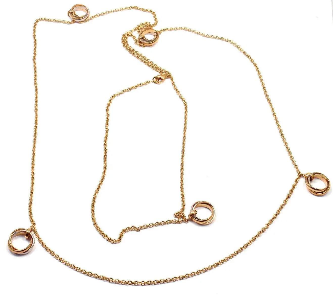 Cartier Cartier Trinity Link Multi-color Gold Necklace