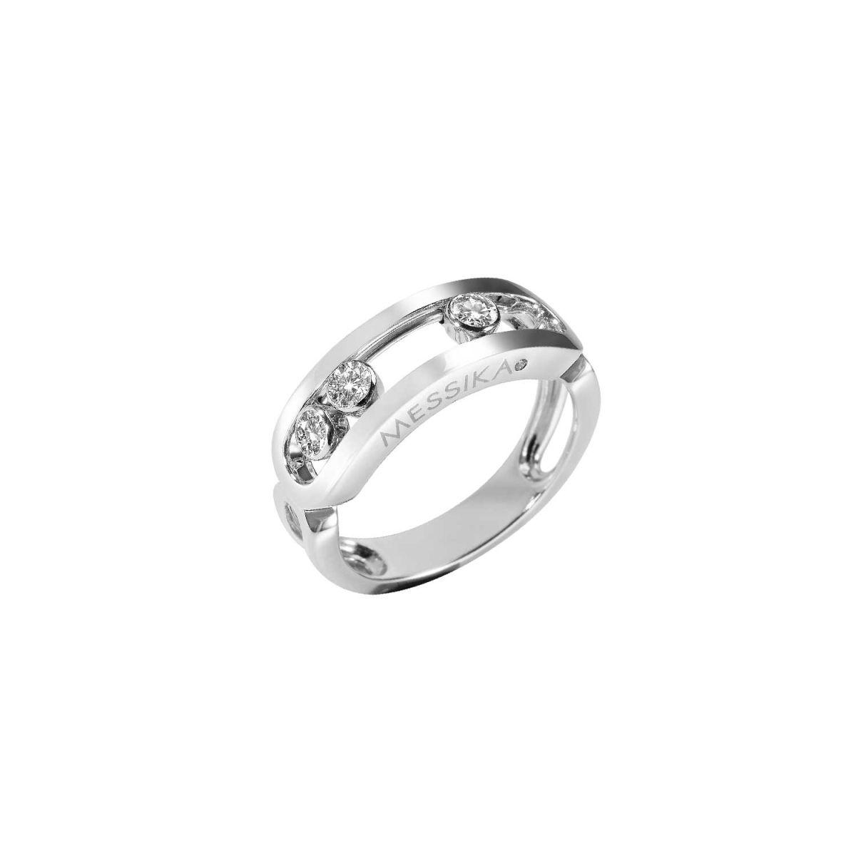 Messika Move Classic White Gold Ring with Diamonds 03998-WG