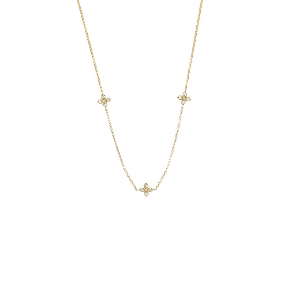 Roberto Coin Love by the Yard Necklace with Diamonds