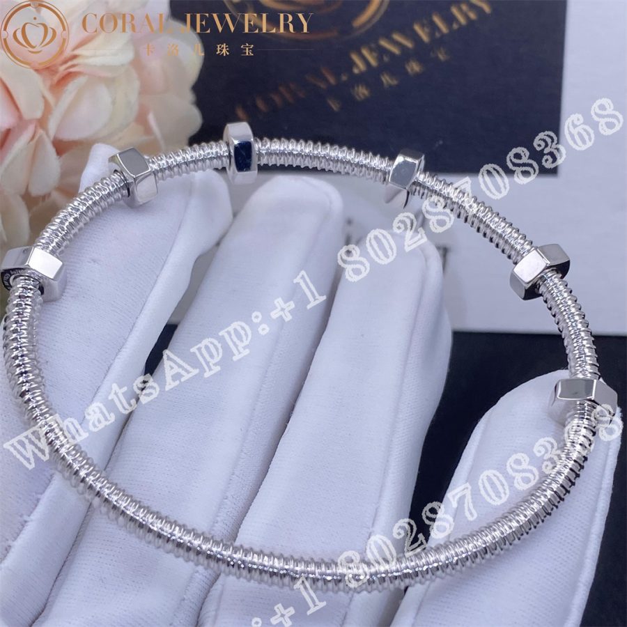 Cartier Ecrou De Cartier 18K White Gold Bracelet B6049616 - Image 3