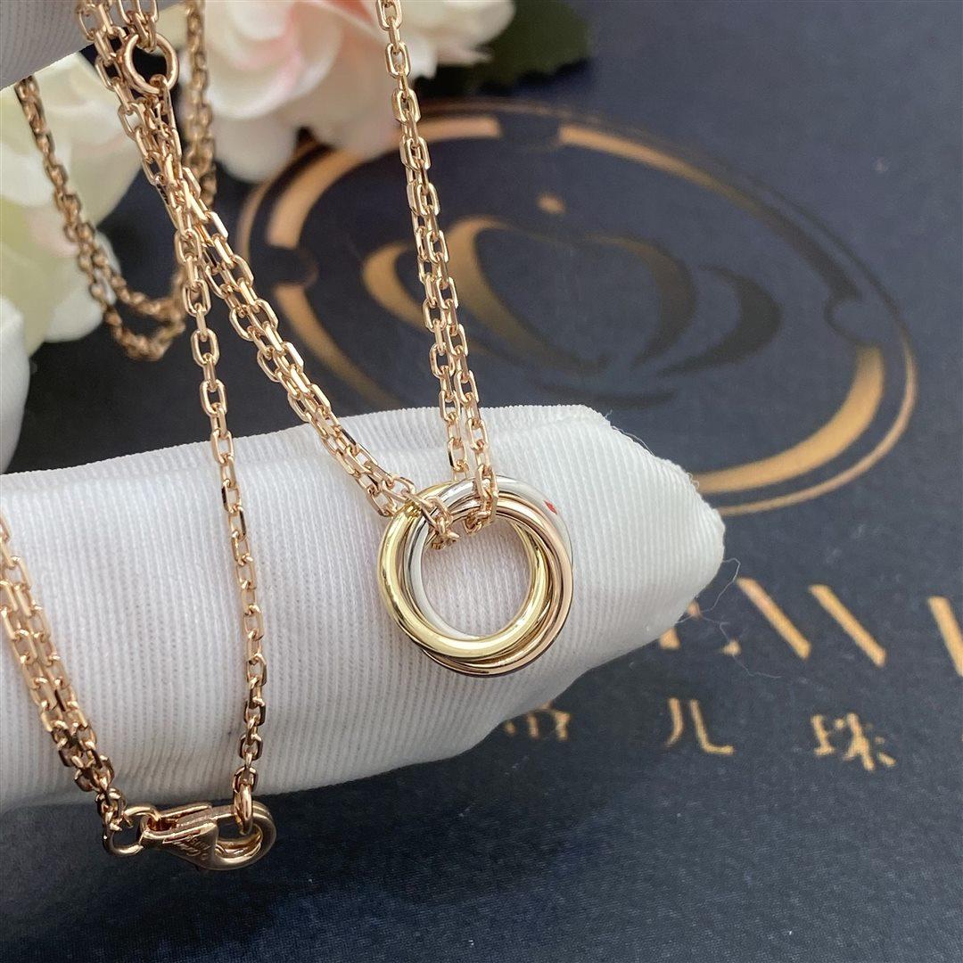 Cartier Trinity Necklace White Gold, Yellow Gold, Rose Gold Ref. B7218200