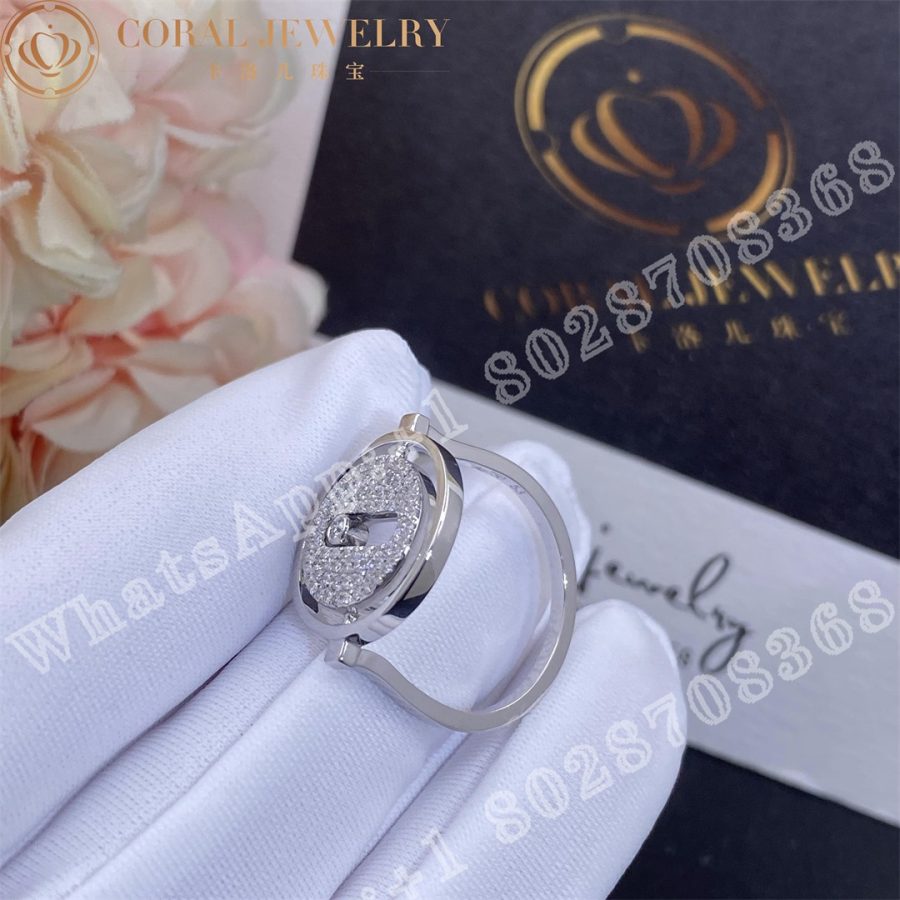 Messika  Lucky Move White Gold Ring with Diamonds 07534-WG - Image 4