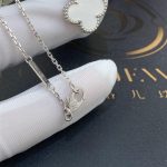 Van Cleef & Arpels Vintage Alhambra pendant White gold, Mother-of-pearl VCARF48700
