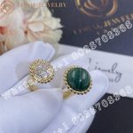 Van Cleef & Arpels Perlée couleurs Between the Finger ring Yellow gold, Diamond, Malachite VCARO9SU00 - Image 6