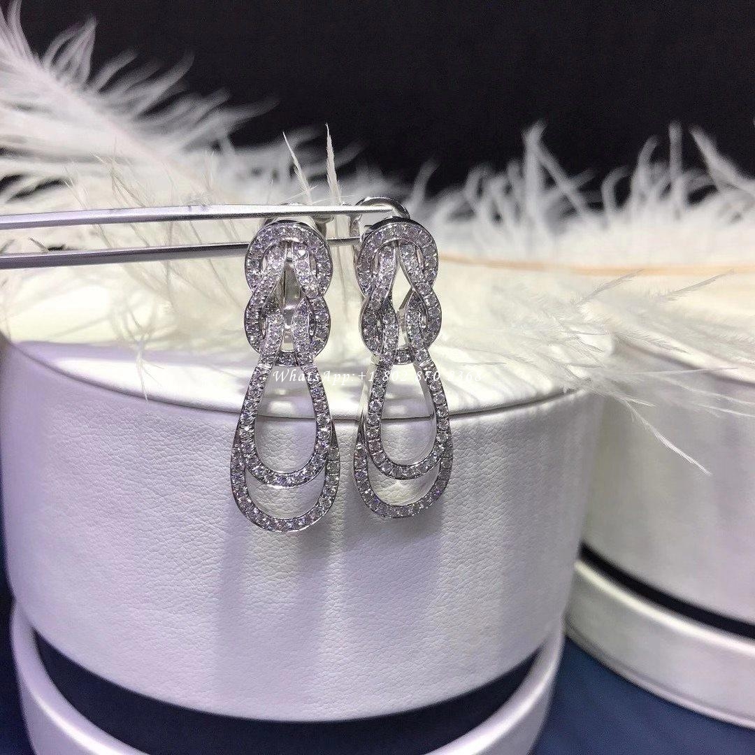 Fred Chance Infinie Earrings White Gold and Diamonds REF: 8J0245