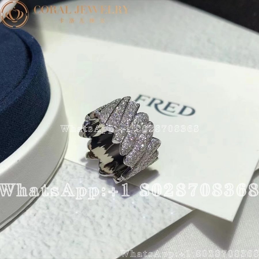 Fred of Paris Success 18K White Gold Diamond Ring - Image 3