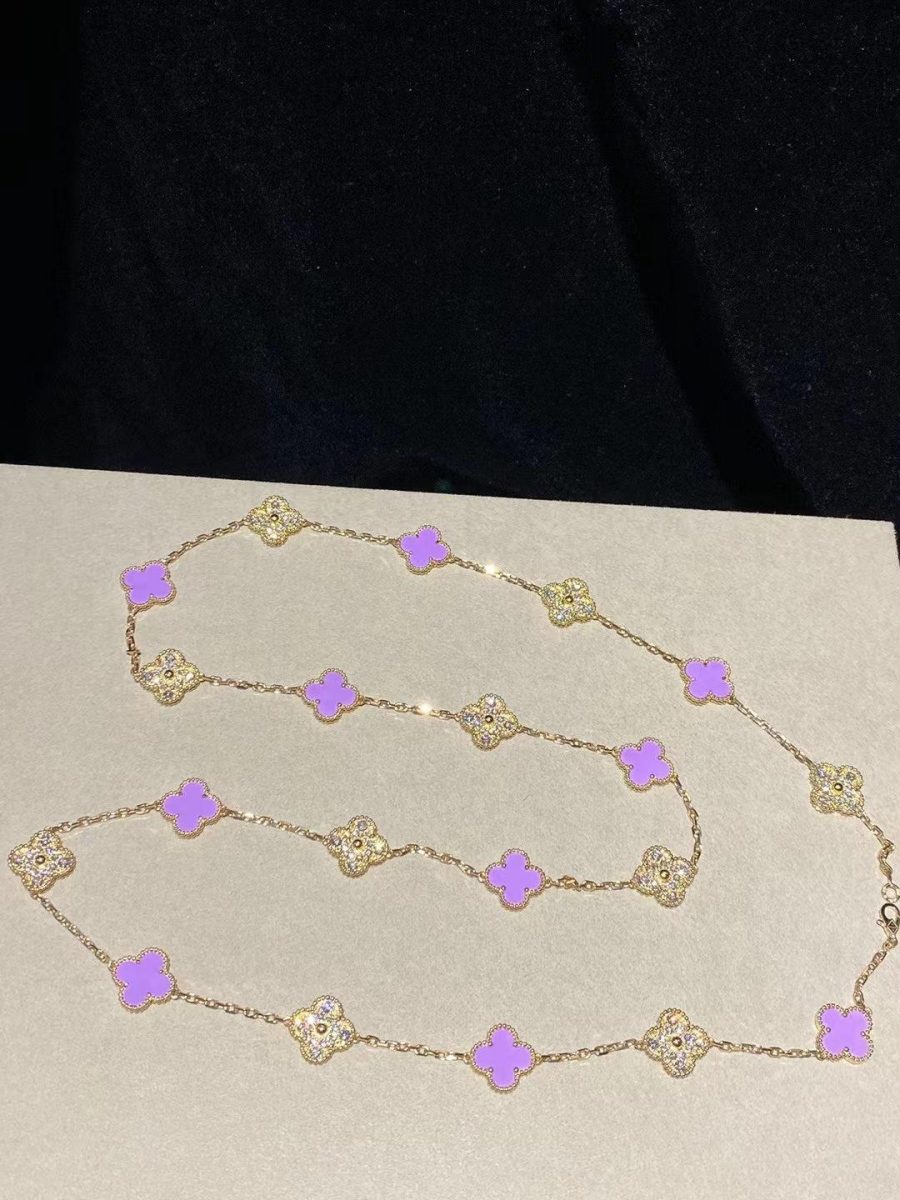 Van Cleef & Arpels Vintage Alhambra long necklace, 20 motifs, Dubaï Mall Edition VCARP0Y600