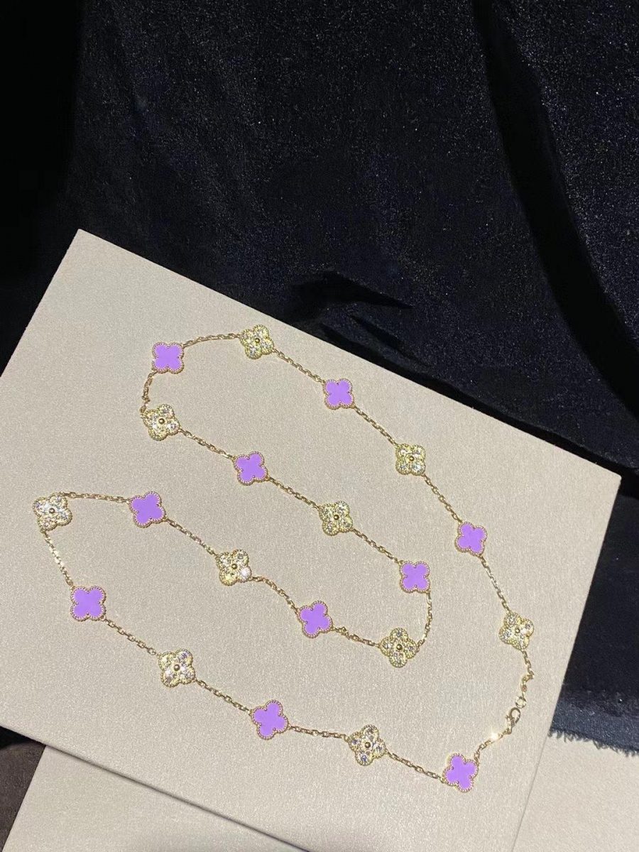 Van Cleef & Arpels Vintage Alhambra long necklace, 20 motifs, Dubaï Mall Edition VCARP0Y600