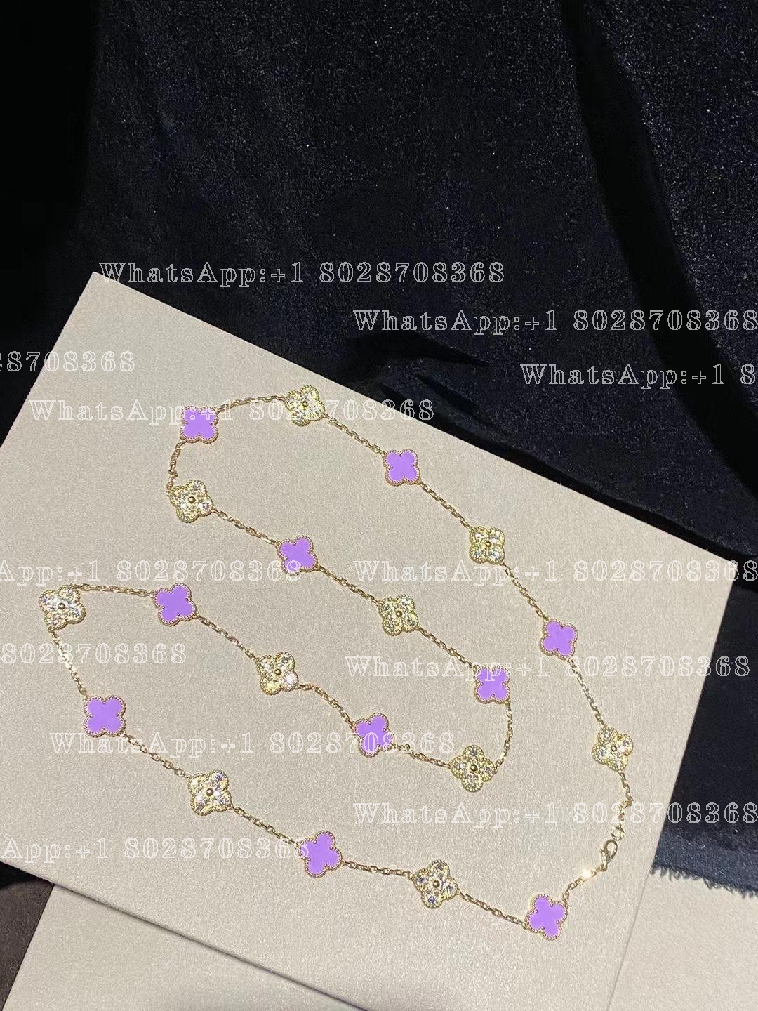 Van Cleef & Arpels Vintage Alhambra long necklace, 20 motifs, Dubaï Mall Edition VCARP0Y600