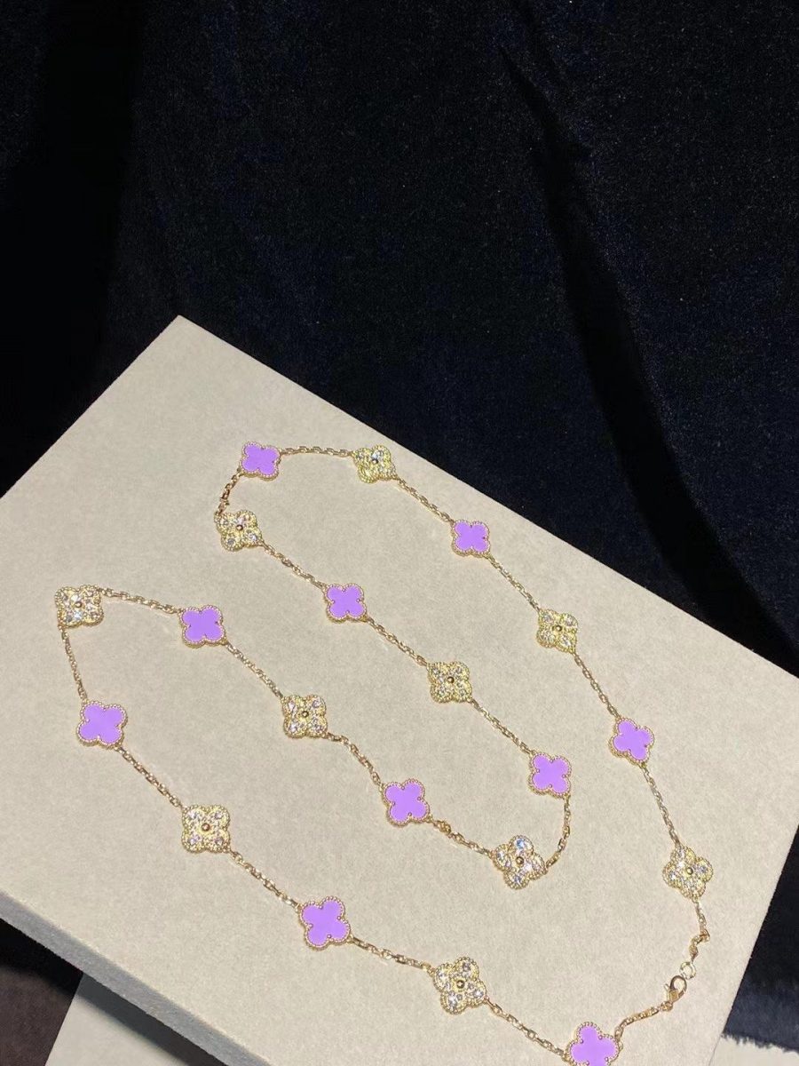 Van Cleef & Arpels Vintage Alhambra long necklace, 20 motifs, Dubaï Mall Edition VCARP0Y600
