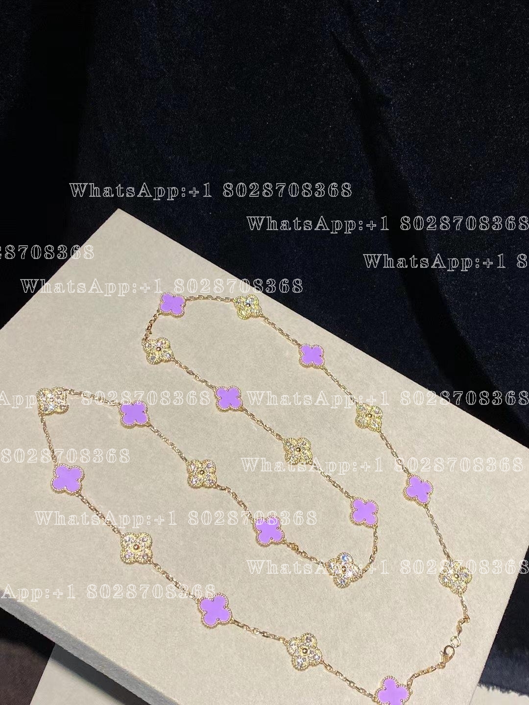 Van Cleef & Arpels Vintage Alhambra long necklace, 20 motifs, Dubaï Mall Edition VCARP0Y600