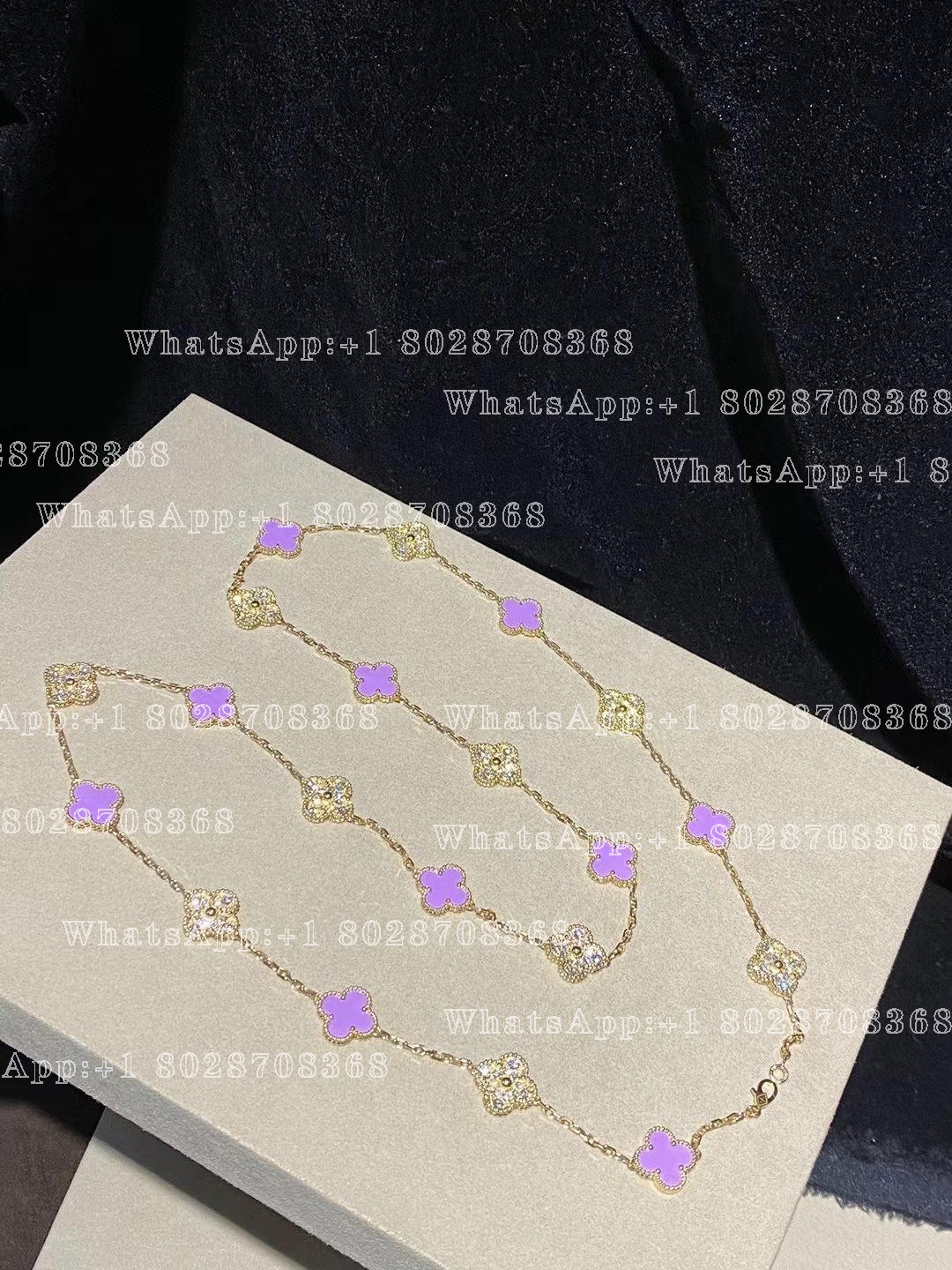 Van Cleef & Arpels Vintage Alhambra long necklace, 20 motifs, Dubaï Mall Edition VCARP0Y600