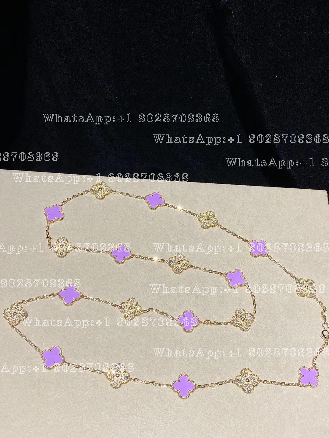 Van Cleef & Arpels Vintage Alhambra long necklace, 20 motifs, Dubaï Mall Edition VCARP0Y600