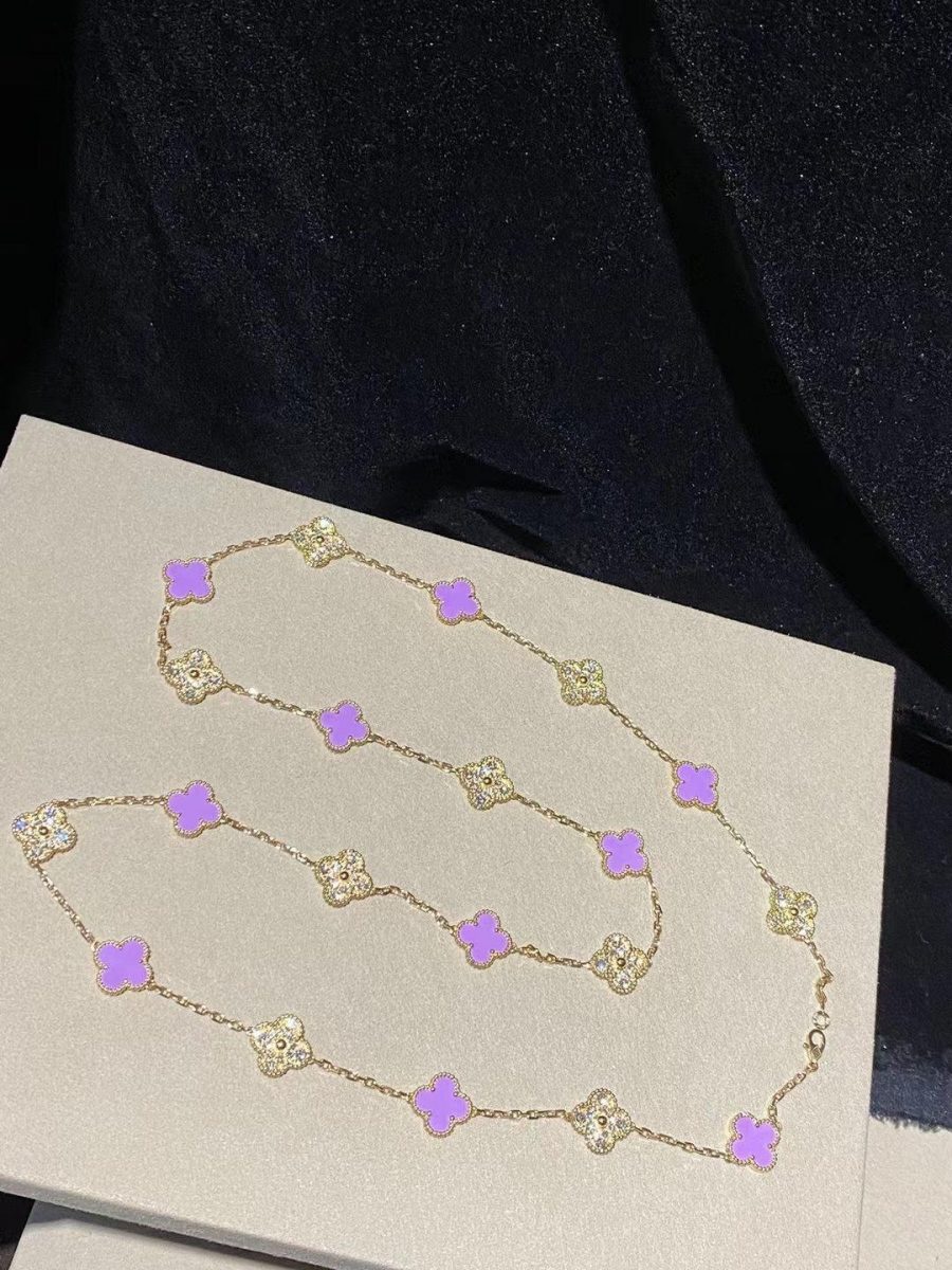 Van Cleef & Arpels Vintage Alhambra long necklace, 20 motifs, Dubaï Mall Edition VCARP0Y600