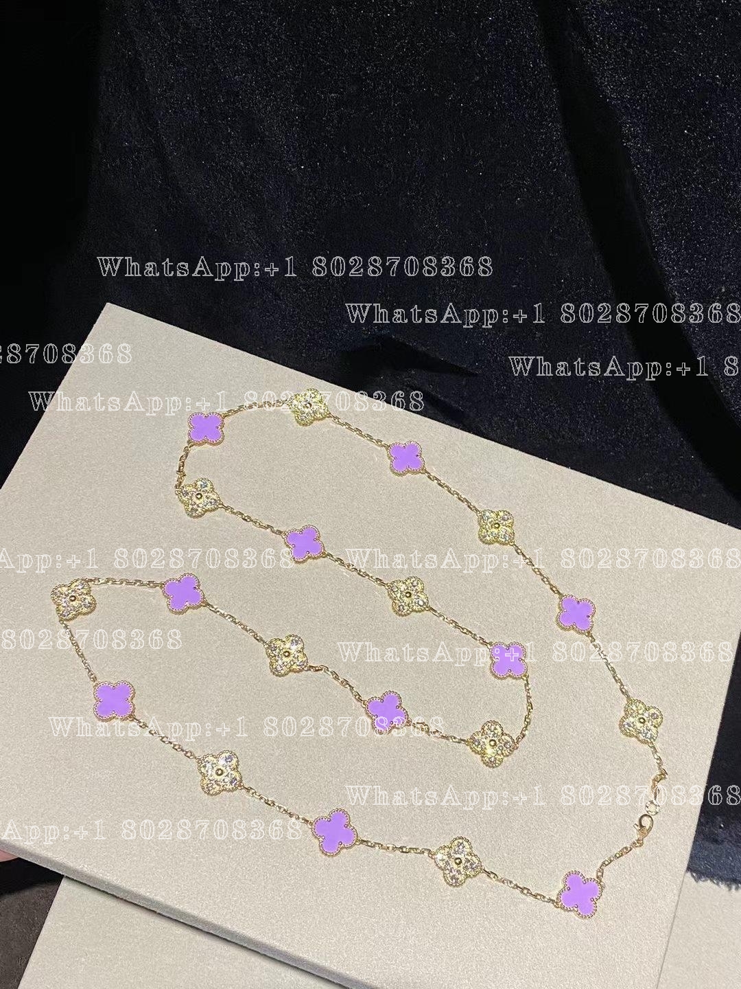 Van Cleef & Arpels Vintage Alhambra long necklace, 20 motifs, Dubaï Mall Edition VCARP0Y600