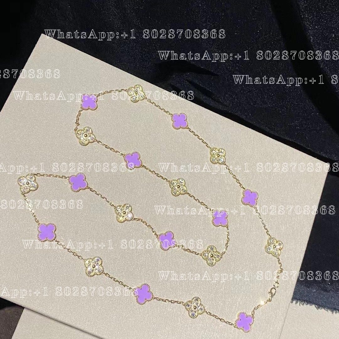 Van Cleef & Arpels Vintage Alhambra long necklace, 20 motifs, Dubaï Mall Edition VCARP0Y600