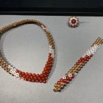 Van Cleef & Arpels Bouton d'or necklace Rose gold, Carnelian, Diamond, Mother-of-pearl VCARO7GI00