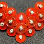 Van Cleef & Arpels Bouton d'or necklace Rose gold, Carnelian, Diamond, Mother-of-pearl VCARO7GI00