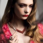Van Cleef & Arpels Bouton d'or necklace Rose gold, Carnelian, Diamond, Mother-of-pearl VCARO7GI00
