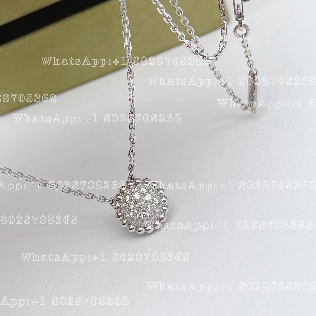 Van Cleef & Arpels Perlée diamonds pendant White gold, Diamond VCARO9PC00