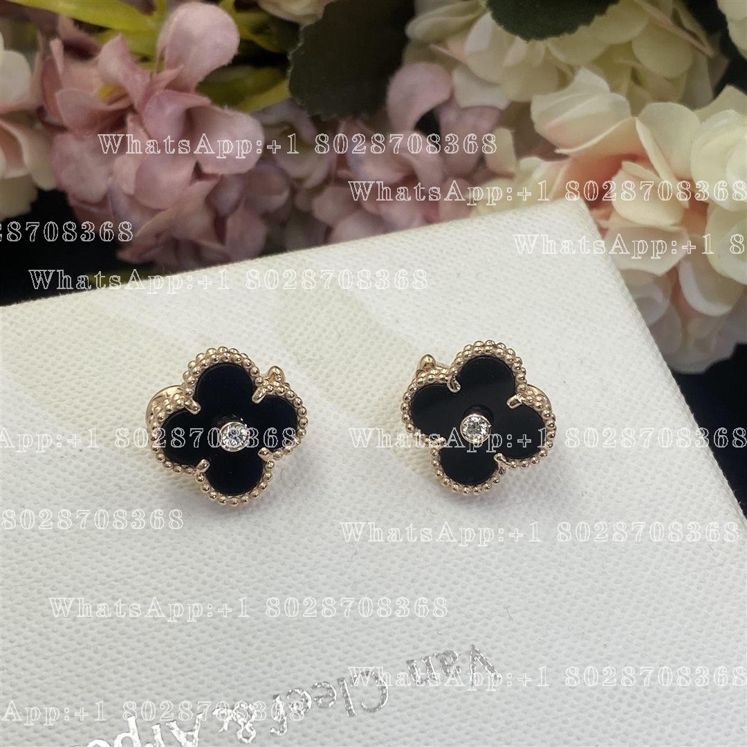 Van Cleef & Arpels Vintage Alhambra Limited Edition Earrings VCARP2B100