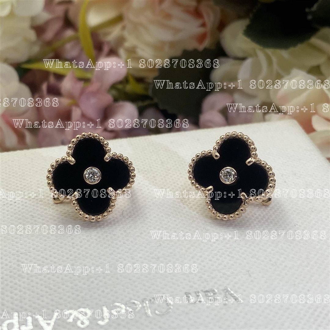 Van Cleef & Arpels Vintage Alhambra Limited Edition Earrings VCARP2B100