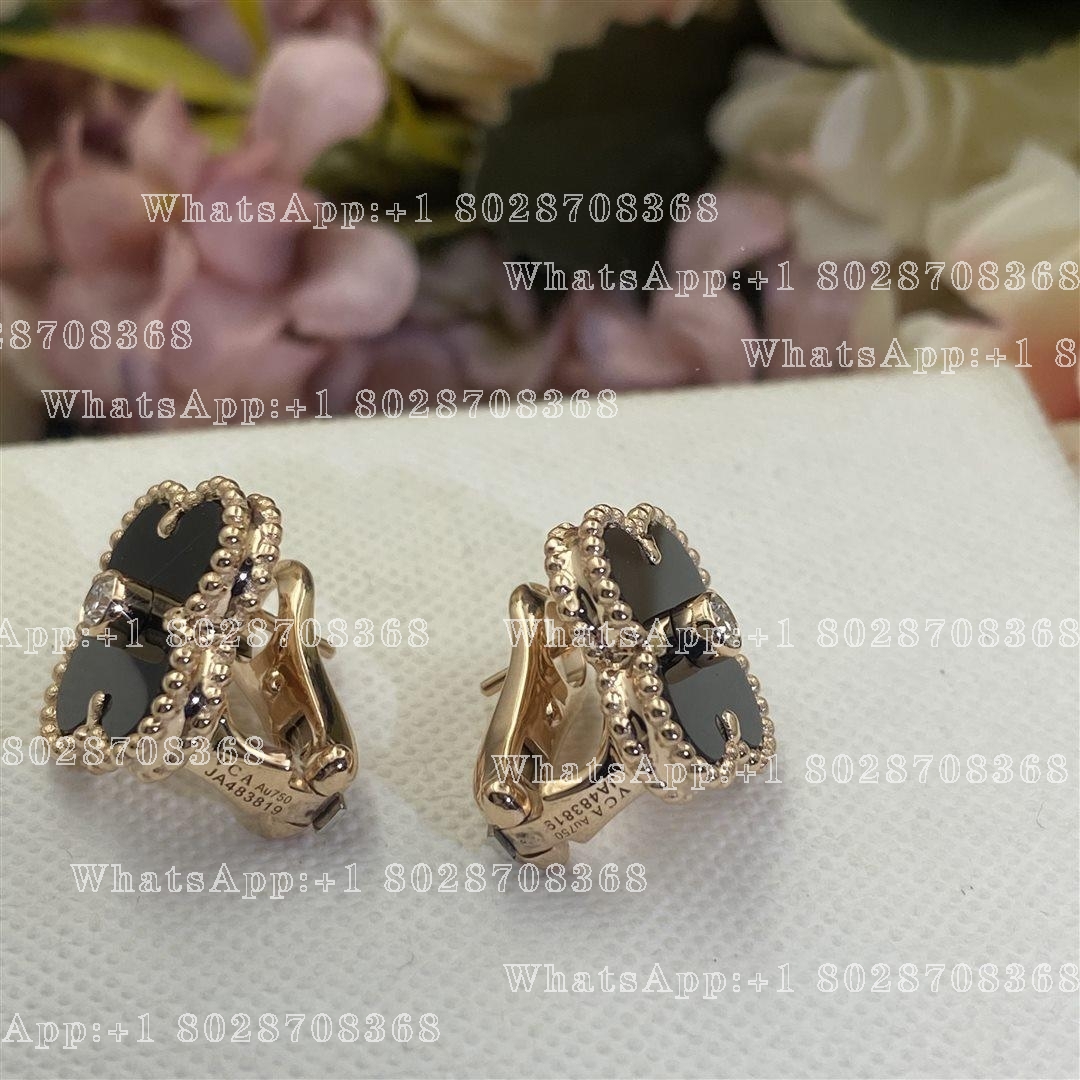 Van Cleef & Arpels Vintage Alhambra Limited Edition Earrings VCARP2B100