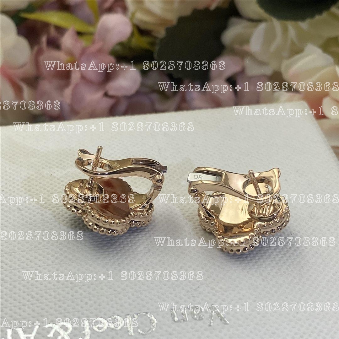 Van Cleef & Arpels Vintage Alhambra Limited Edition Earrings VCARP2B100