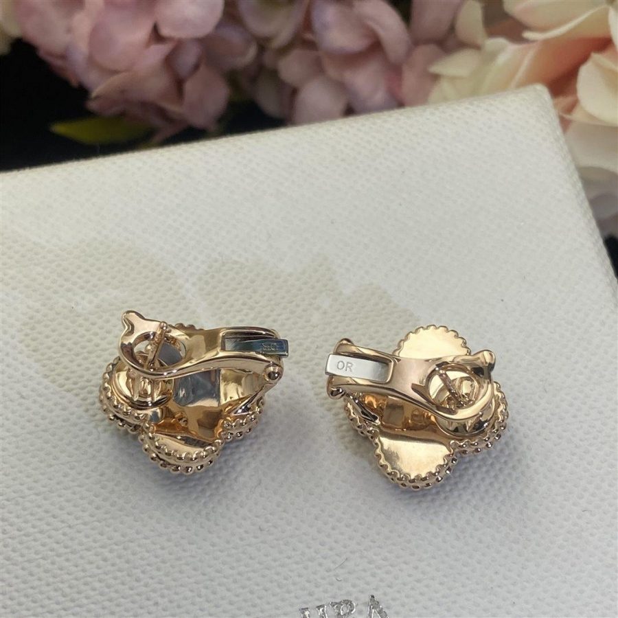 Van Cleef & Arpels Vintage Alhambra Limited Edition Earrings VCARP2B100