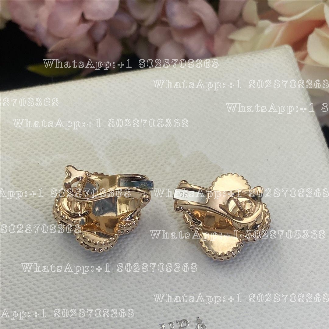 Van Cleef & Arpels Vintage Alhambra Limited Edition Earrings VCARP2B100