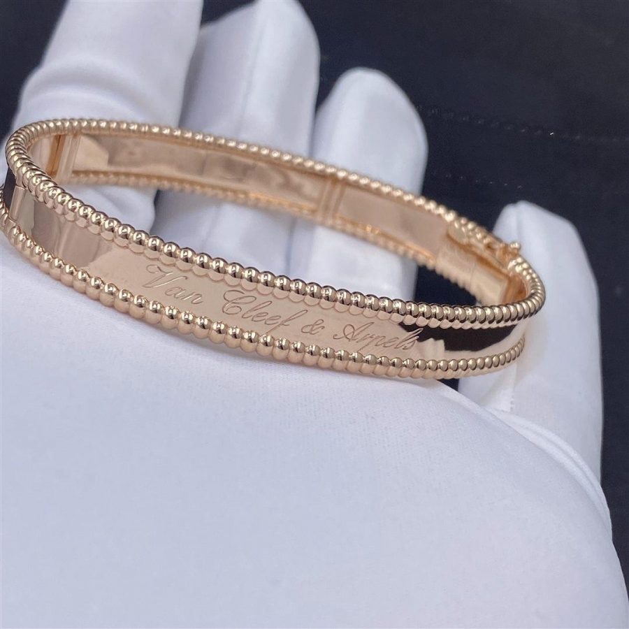 Van Cleef & Arpels Perlée signature bracelet, Rose gold VCARP3K700