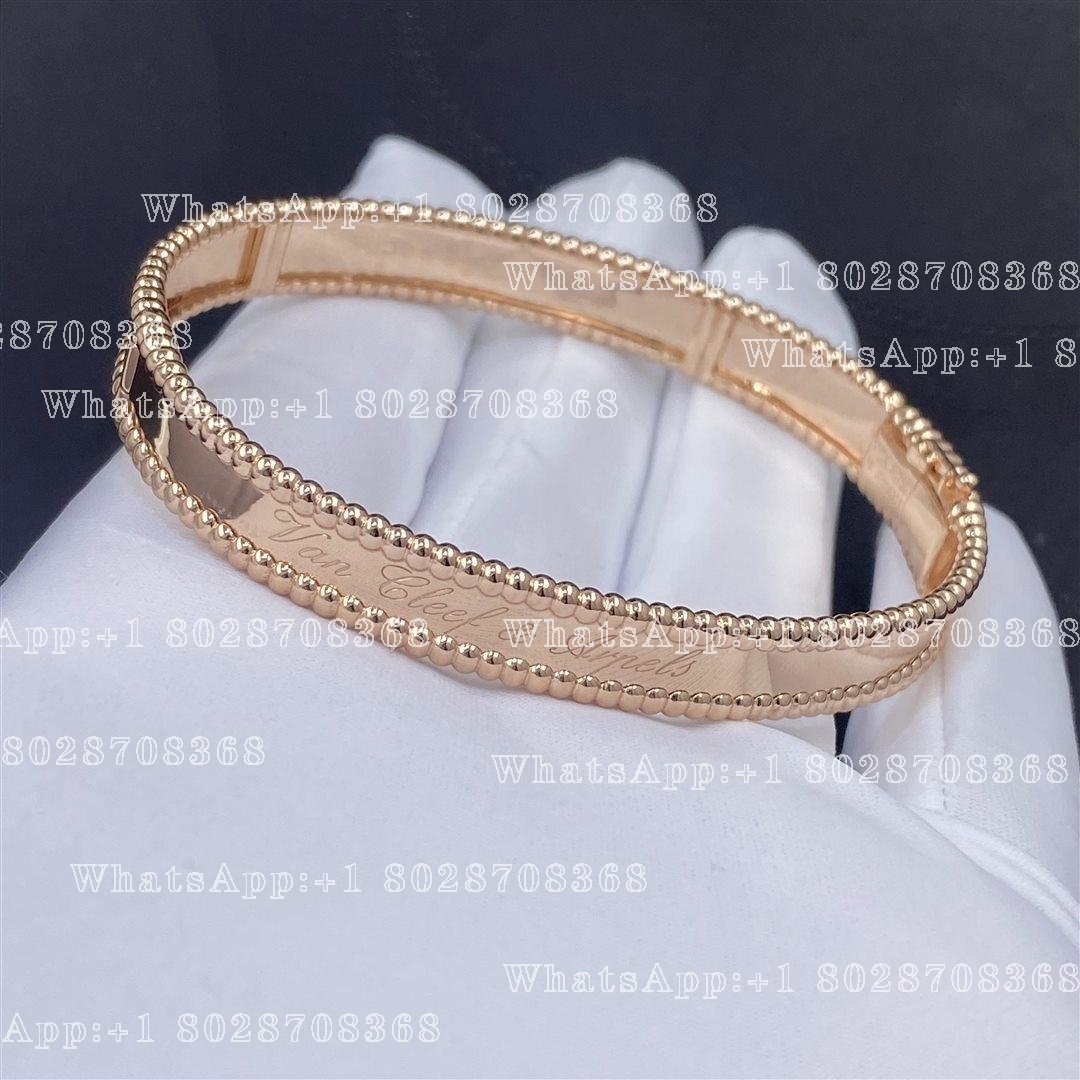 Van Cleef & Arpels Perlée signature bracelet, Rose gold VCARP3K700