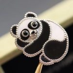 Van Cleef & Arpels Lucky Animals Panda clip White gold, Mother-of-pearl, Onyx VCARP5LI00