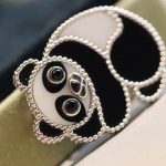 Van Cleef & Arpels Lucky Animals Panda clip White gold, Mother-of-pearl, Onyx VCARP5LI00