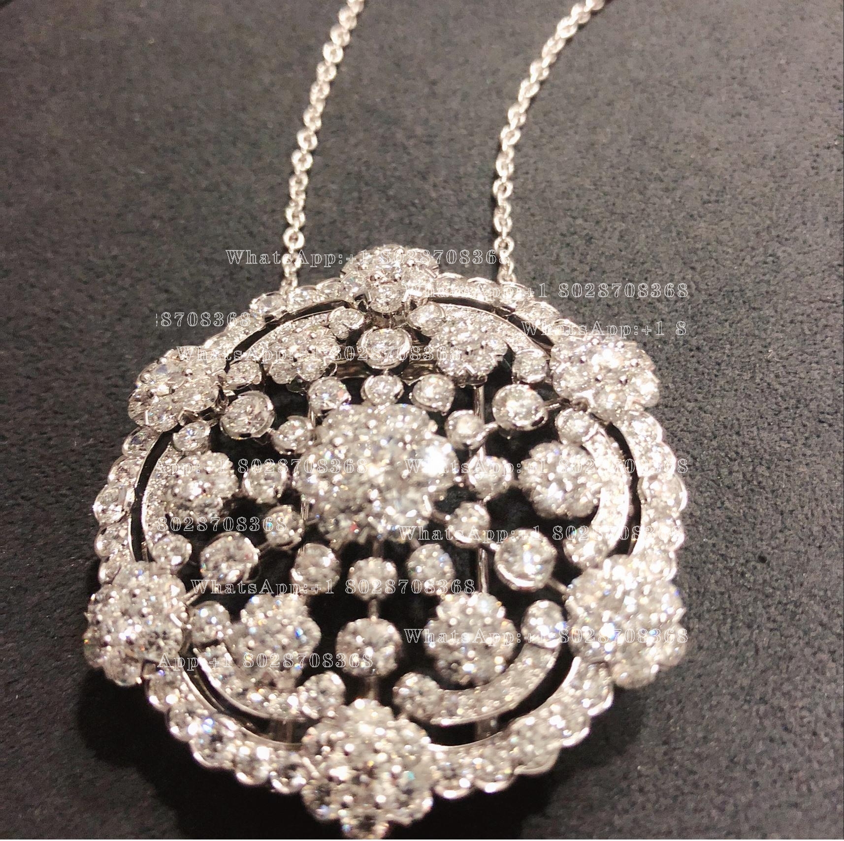 Van Cleef & Arpels Snowflake clip and pendant Platinum, Diamond VCARP39900