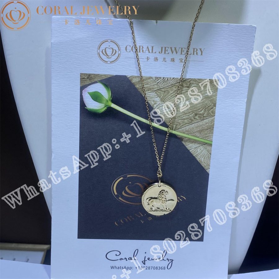 Van Cleef & Arpels Zodiaque medal Leonis (Leo) Yellow gold VCARP7SO00 - Image 7
