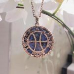 Van Cleef & Arpels Zodiaque long necklace Piscium (Pisces) Rose gold, Sodalite VCARP9RG00