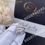 Bulgari Serpenti Viper pendant necklace in 18 kt white gold, set with pavé diamonds Ref.: 357796 - Image 4