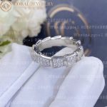 Bulgari Serpenti Viper White Gold and Diamond Pavé Ring AN857940
