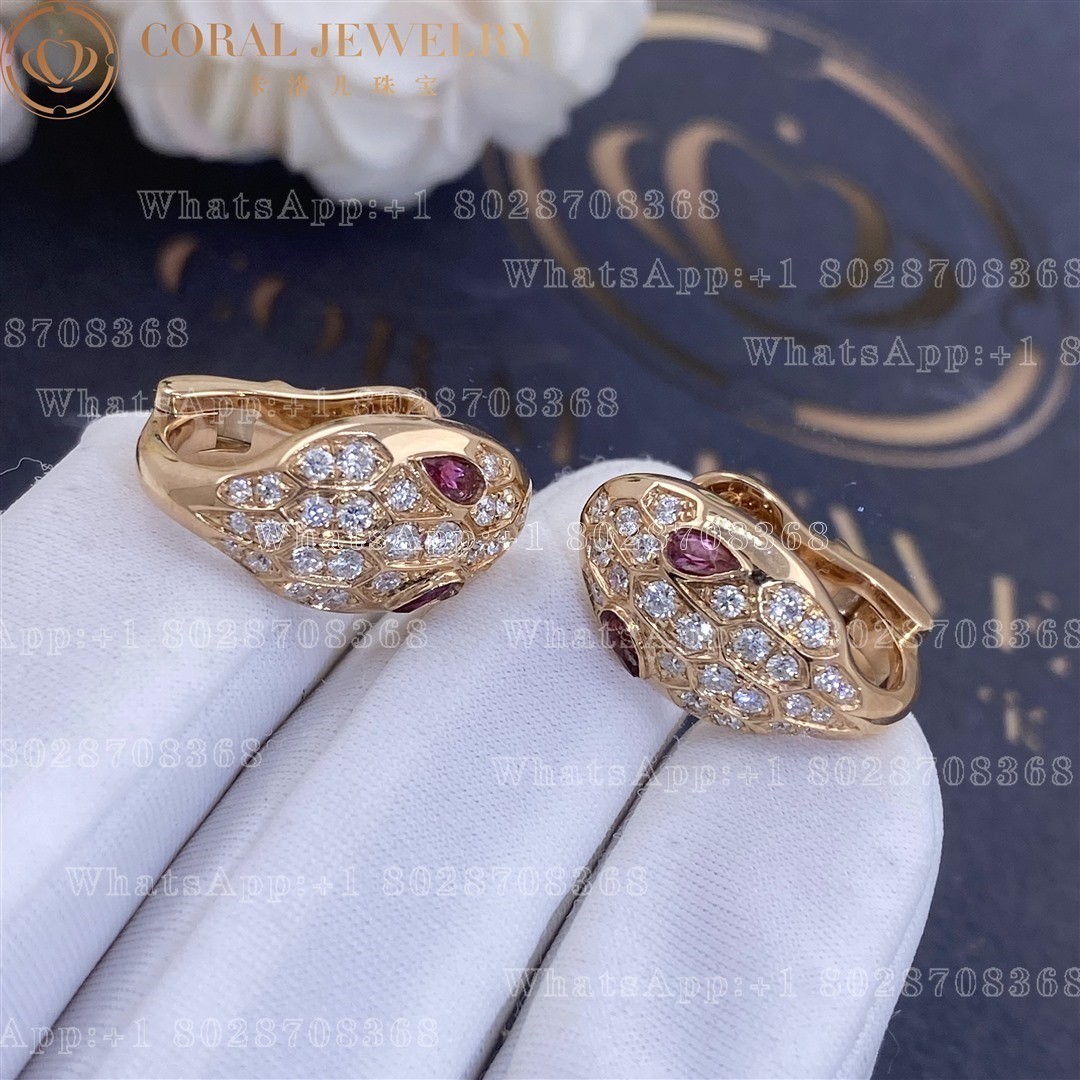 bulgari-serpenti-earrings-in-18kt-pink-gold-with-rubellite-and-pave-diamonds-ref-352726-or857722