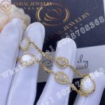 Boucheron Serpent Boheme Yellow Gold Diamond Pearl Bracelet JBT00734M - Image 3