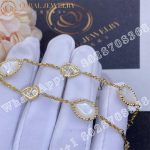 Boucheron Serpent Boheme Yellow Gold Diamond Pearl Bracelet JBT00734M - Image 5