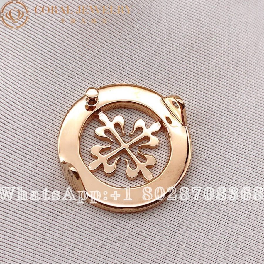 Patek Philippe - 5153 Custom Rose Gold Clasp Set with Diamonds - Image 5