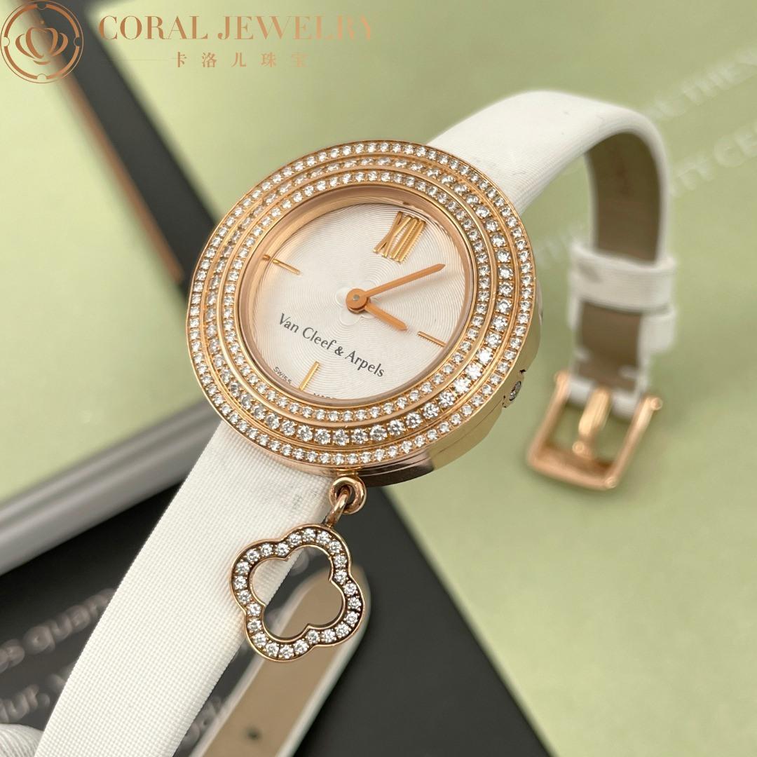 Van Cleef & Arpels Charms watch, 25 mm Rose gold, Diamond VCARO29700