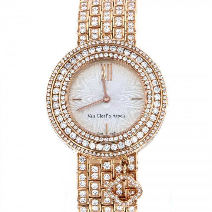 Van Cleef & Arpels Charms watch, 32 mm Rose gold, Diamond VCARN5LO00